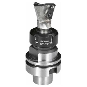 HSK 63B tool taper (left side) fitted with ring, without collet | 