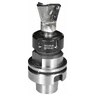 HSK 63B tool taper (left side) fitted with ring, without collet | 